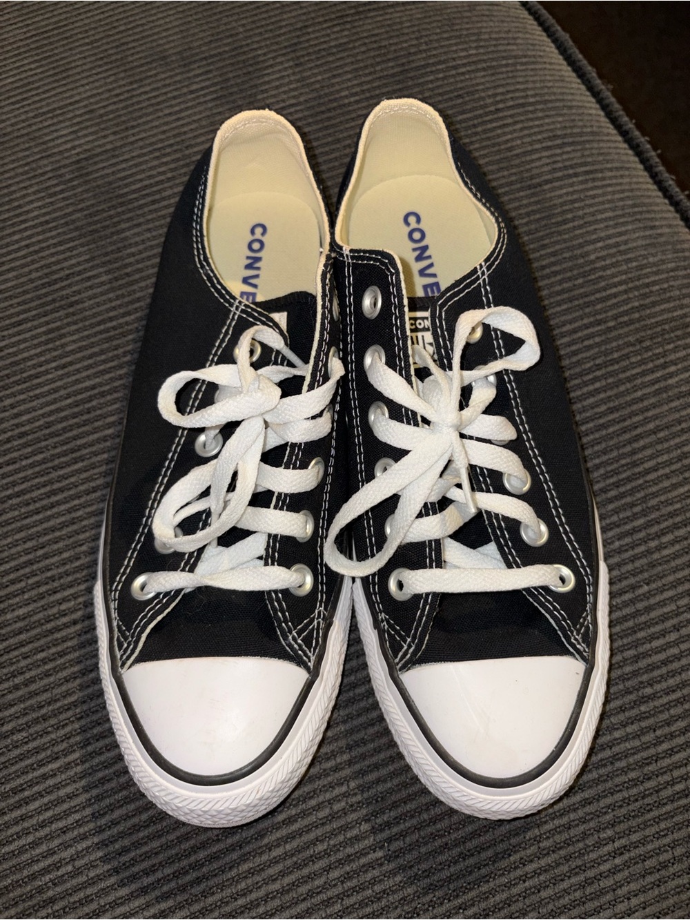 Converse Black & White Low Top All Star Sneakers